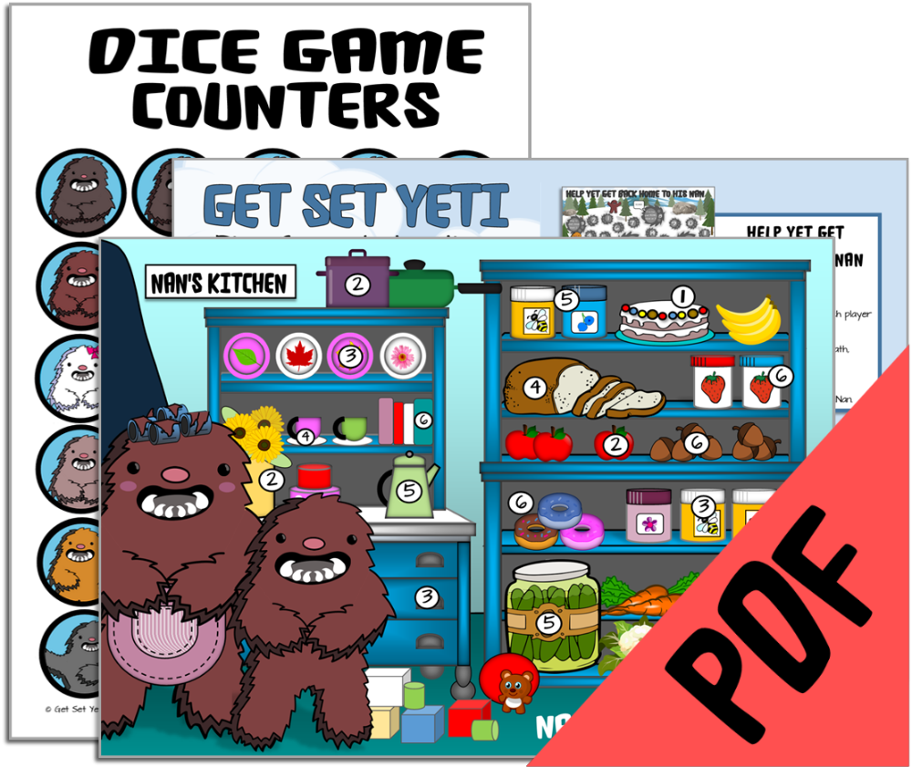 Dice Games - Nan's Kitchen Bingo (Download Game)