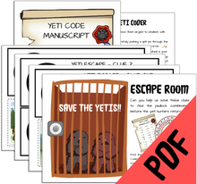 Load image into Gallery viewer, Yeti Escape Room (Download Game)
