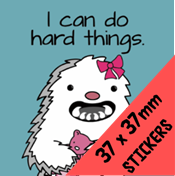 Load image into Gallery viewer, GROWTH MINDSET YETI Classroom Sticker Pack
