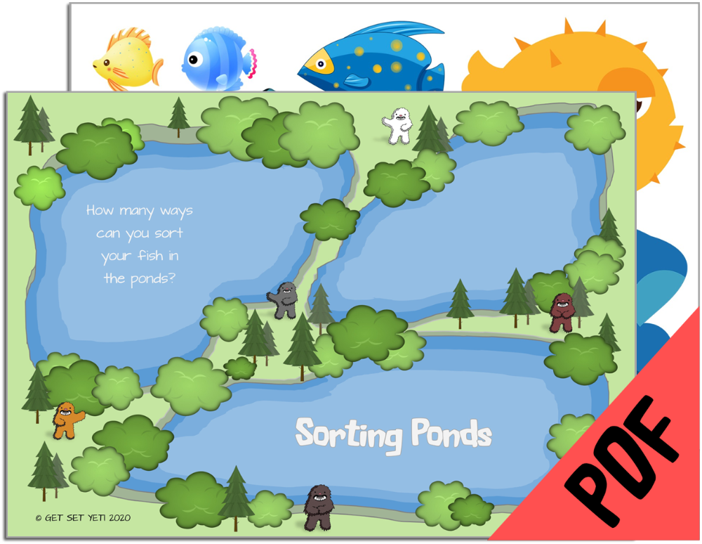 Matching & Sorting Resource  - Yeti Pond