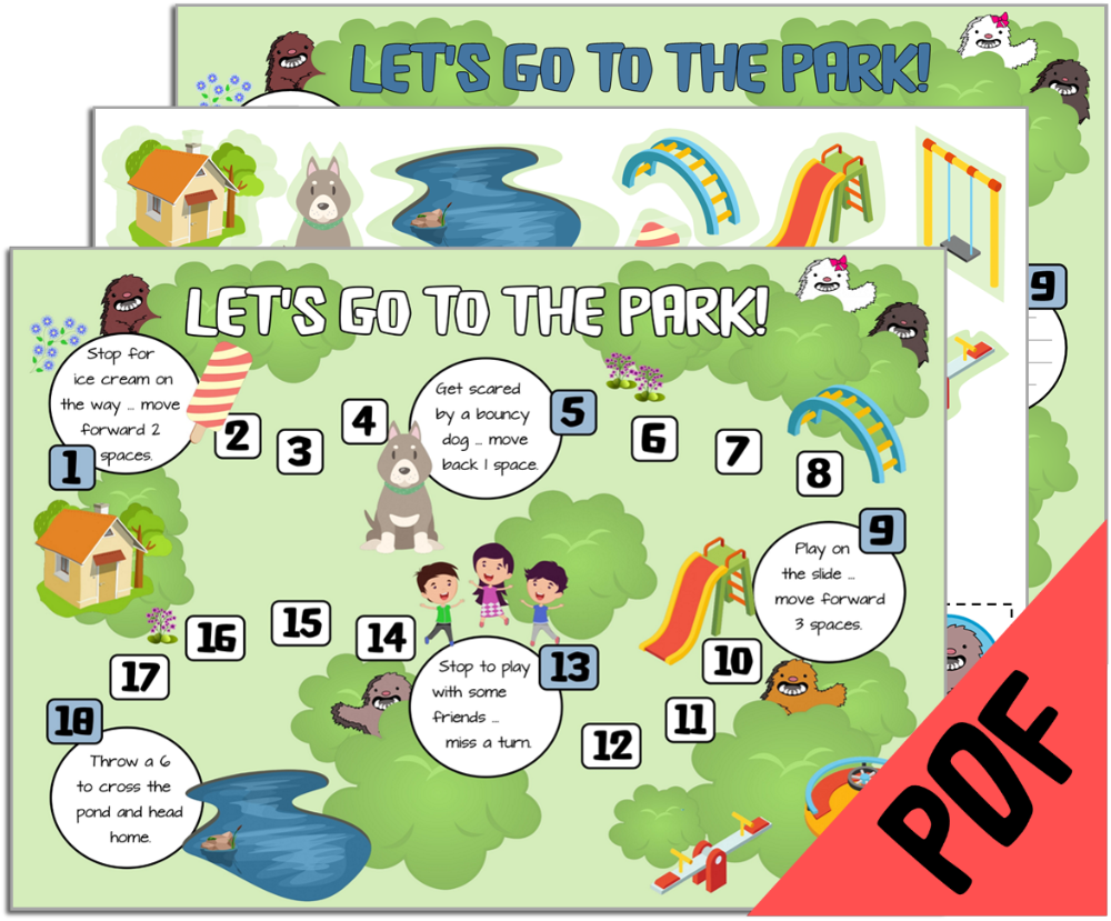Numbers Resource - Going to the Park